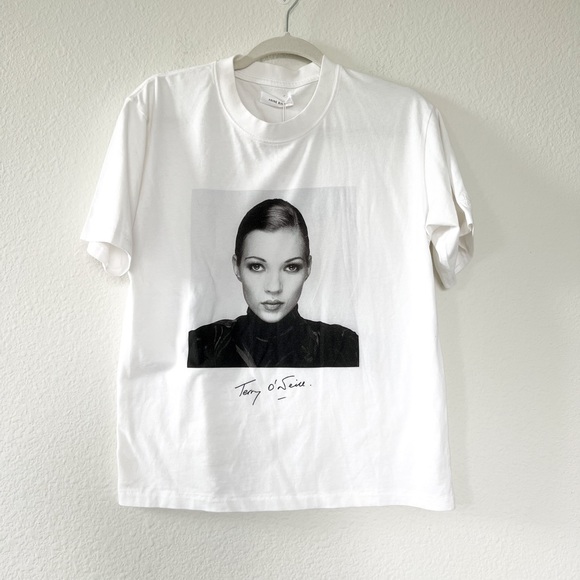 Anine Bing Ida Tee Ab X To Kate Moss Tee in White - Picture 2 of 3